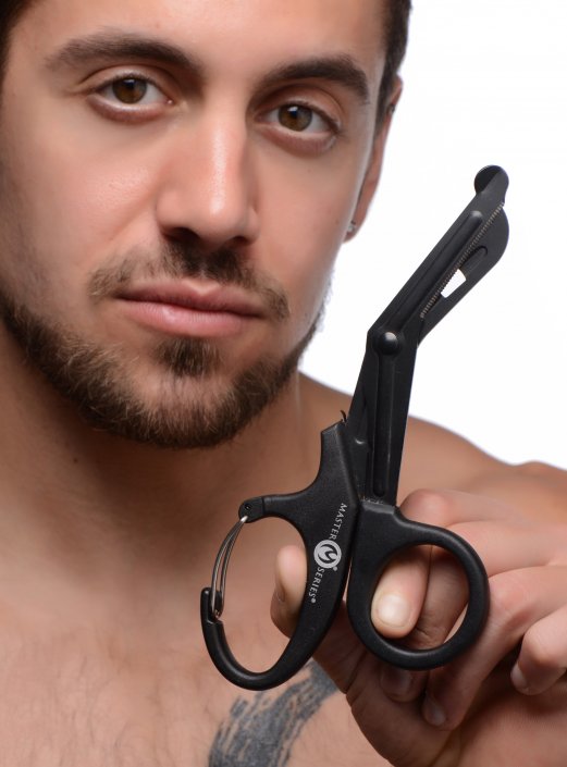 Snip Heavy Duty Bondage Scissors with Clip: Sex Toy Distributing Snip Heavy Duty Bondage Scissors with Clip: Sex Toy Distributing