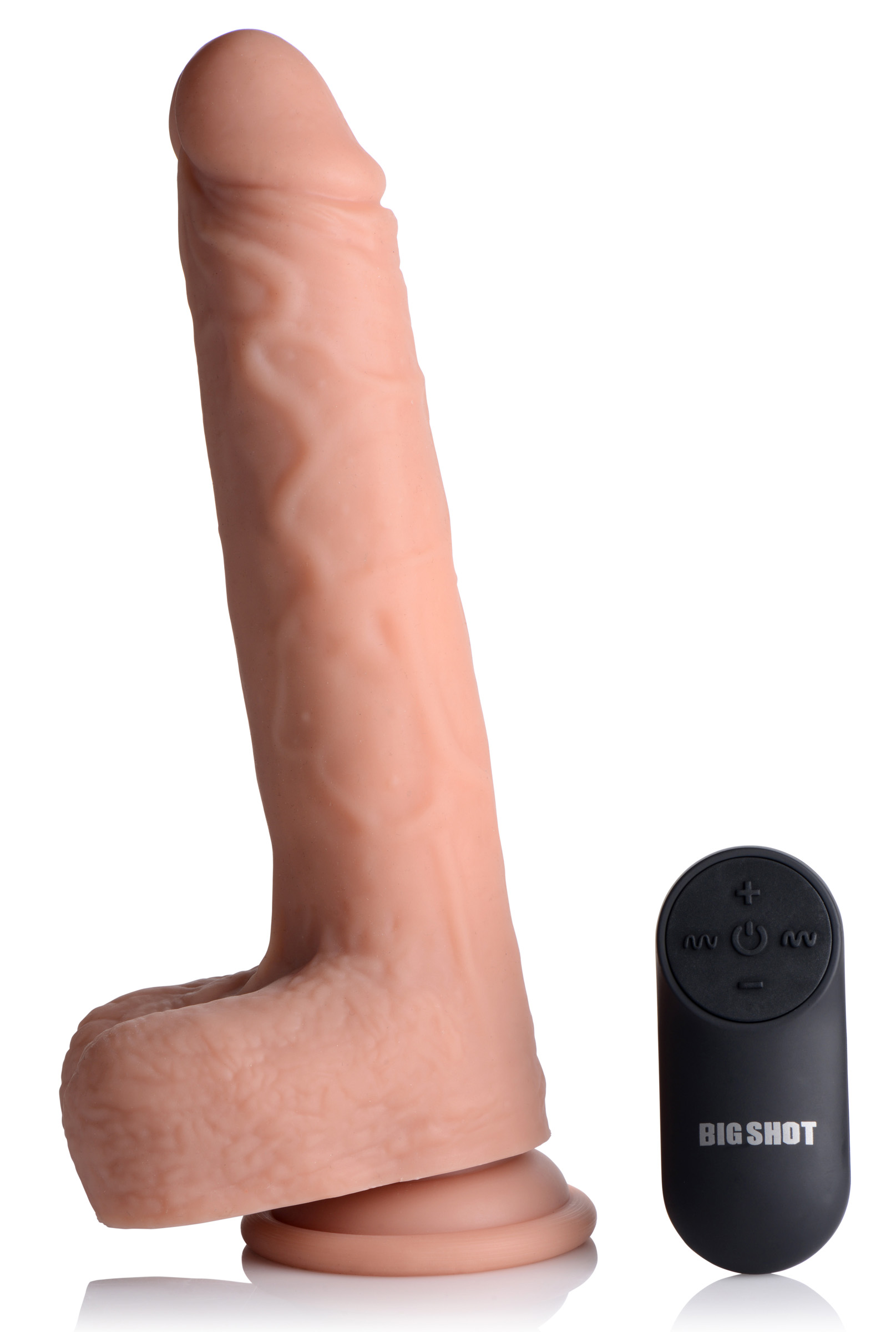 Vibrating & Thrusting Remote Control Silicone Dildo - 10 Inch: Sex Toy Distributing Vibrating & Thrusting Remote Control Silicone Dildo - 10 Inch: Sex Toy Distributing