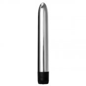 Trinity 7-Inch Slim Silver Vibrator