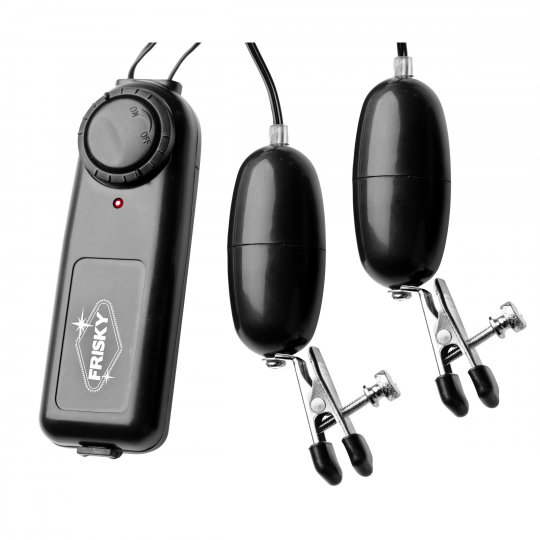 vibrator mini Sweet vibrating nipple clamps - Vibrating nipple clamps main image 1