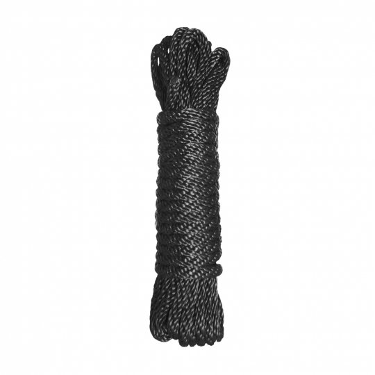 Premium Black Nylon Bondage Rope- 10 Feet