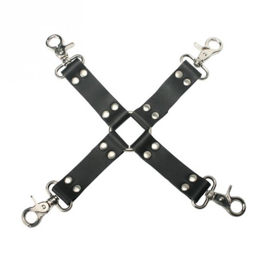 Strict Leather Hog-Tie: Sex Toy Distributing