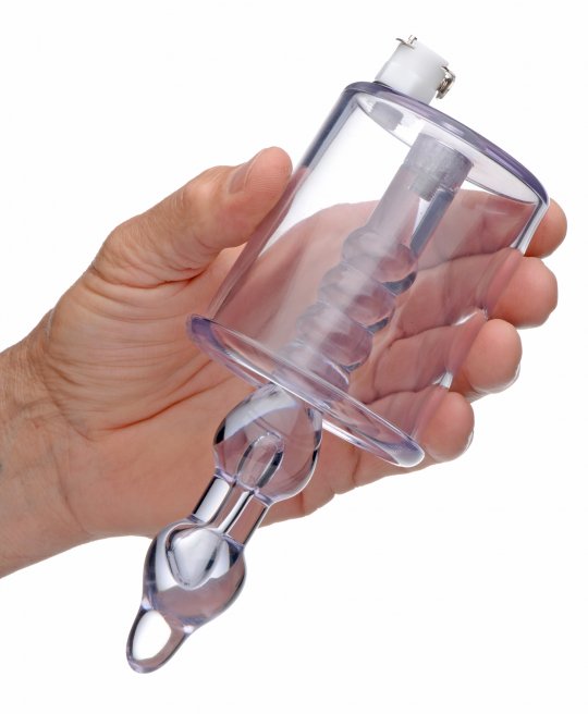 Anal Pump Cylinder with Stimulator Shaft: Sex Toy Distributing