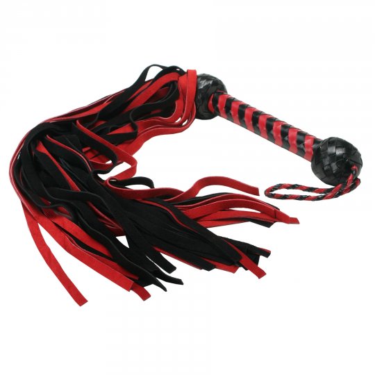 Strict Leather Suede Flogger: Sex Toy Distributing