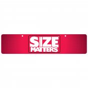 Size Matters Display Sign